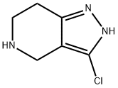 2H-Pyrazolo[4,3-c]pyridine,  3-chloro-4,5,6,7-tetrahydro- Structure