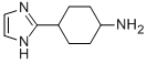 Cyclohexanamine,  4-(1H-imidazol-2-yl)- Structure