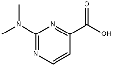 2-(dimethylamino)-4-Pyrimidinecarboxylic acid Structure