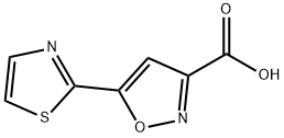 5-(2-тиазолил)изоксазол-3-карбоновая кислота структурированное изображение