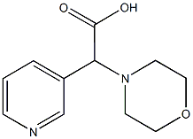 MORPHOLIN-4-YL(PYRIDIN-3-YL)아세트산 구조식 이미지