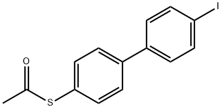 Ethanethioic acid, S-(4'-iodo[1,1'-biphenyl]-4-yl) ester Structure