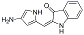 3H-Indol-3-one,  2-[(4-amino-1H-pyrrol-2-yl)methylene]-1,2-dihydro- 구조식 이미지