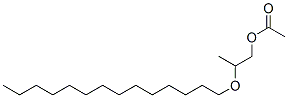 1-Propanol, 2-(tetradecyloxy)-, acetate Structure