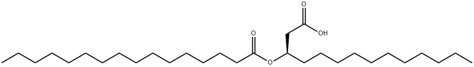 Hexadecanoic acid, (1R)-1-(carboxymethyl)dodecyl ester 구조식 이미지