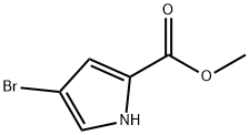 Methyl 4-bromopyrrole-2-carboxylate 구조식 이미지