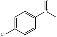 P-CHLOROPHENYL METHYL SULFOXIDE Structure