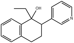 1-ETHYL-2-PYRIDIN-3-YL-1,2,3,4-TETRAHYDRO-NAPHTHALEN-1-OL Structure