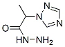 1H-1,2,4-Triazole-1-acetic  acid,  -alpha--methyl-,  hydrazide Structure