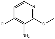 3-Pyridinamine,  4-chloro-2-methoxy- Structure