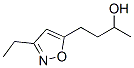 5-Isoxazolepropanol,3-ethyl--alpha--methyl-,(+)-(9CI) Structure