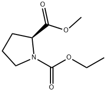 (2S)-1,2-PYRROLIDINEDICARBOXYLIC ACID-1-ETHYL-2-METHYL ESTER Structure