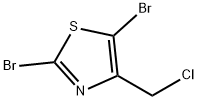 4-CHLOROMETHYL-2,5-DIBROMOTHIAZOLE Structure