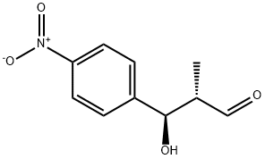 (2S,3R)-3-hydroxy-2-Methyl-3-(4-nitrophenyl)propanal 구조식 이미지