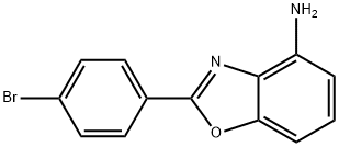 2-(4-BROMO-PHENYL)-BENZOOXAZOLE-4-YLAMINE 구조식 이미지