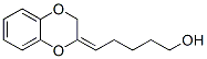 1-Pentanol,  5-(1,4-benzodioxin-2(3H)-ylidene)- 구조식 이미지