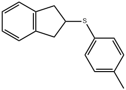 2-[(4-Methylphenyl)sulfanyl]indane Structure