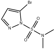 5-BroMo-N,N-diMethylpyrazole-1-sulfonaMide Structure