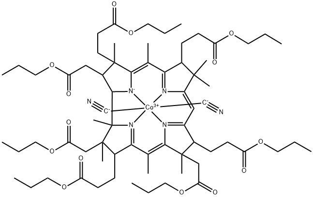 DICYANOCOBYRINIC ACID HEPTAPROPYL ESTER Structure