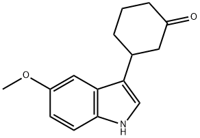 3-(5-methoxy-1H-indol-3-yl)-cyclohexanone Structure