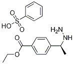 (S)-4-(1-Hydrazinylethyl)benzoic Acid Ethyl Ester Benzenesulfonate Structure