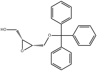 2-Oxiranemethanol, 3-[(triphenylmethoxy)methyl]-, (2R,3S)- Structure