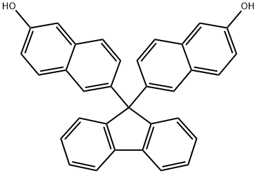2-나프탈레놀,6,6'-(9H-플루오렌-9-일리덴)비스- 구조식 이미지