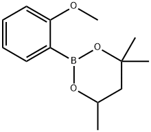 2-(2-Methoxyphenyl)-4,4,6-trimethyl-1,3,2-dioxaborinane Structure
