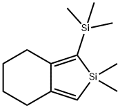 2,2-DIMETHYL-1-TRIMETHYLSILANYL-4,5,6,7-테트라하이드로-2H-벤조[C]SILOLE 구조식 이미지