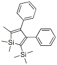 1,1,2-트리메틸-3,4-디페닐-5-트리메틸실라닐-1H-실롤 구조식 이미지