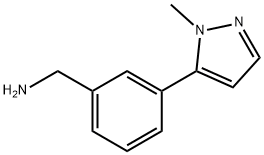 3-(1-methyl-1h-pyrazol-5-yl)benzylamine 구조식 이미지