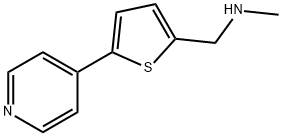 N-METHYL-(5-PYRID-4-YLTHIEN-2-YL)METHYLAMINE Structure