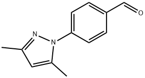 4-(3,5-Dimethyl-1H-pyrazol-1-yl)benzaldehyde 97% Structure