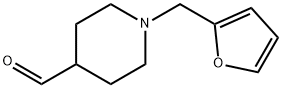 1-(2-FURYLMETHYL)PIPERIDINE-4-CARBALDEHYDE 구조식 이미지