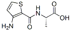 L-Alanine,  N-[(3-amino-2-thienyl)carbonyl]- Structure