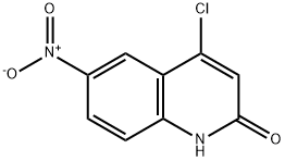 4-хлор-6-нитрохинолин-2(1H)-он структурированное изображение