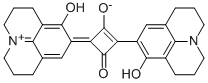 1-(2-Hydroxy-julolidin-4-yl)-3-(1,4-dihydro-2-hydroxy-julolidin-4-ylidene-onium)-2-oxo-cyclobuten-4-olate 구조식 이미지