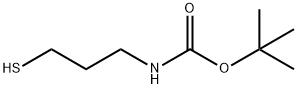 카르밤산,(3-머캅토프로필)-,1,1-디메틸에틸에스테르(9CI) 구조식 이미지