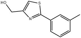 (2-M-TOLYL-THIAZOL-4-YL)-메탄올 구조식 이미지