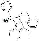 PHENYL(2,3,4,5-TETRAETHYL-2'H-SPIRO[CYCLOPENTA[2,4]DIENE-1,1'-NAPHTHALENE]-2'-YL)METHANOL Structure