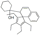 1-(2,3,4,5-TETRAETHYL-2'H-SPIRO[CYCLOPENTA[2,4]DIENE-1,1'-NAPHTHALENE]-2'-YL)CYCLOHEXANOL Structure
