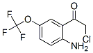 Ethanone,  1-[2-amino-5-(trifluoromethoxy)phenyl]-2-chloro- Structure