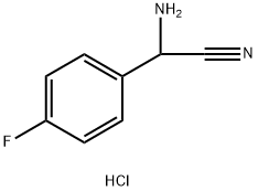 alpha-Cyano-4-fluorobenzylamine hydrochloride Structure