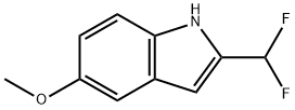 2-디플루오로메틸-5-메톡시인돌 구조식 이미지