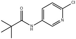 N-(6-Chloro-3-pyridinyl)-2,2-dimethylpropanamide 구조식 이미지