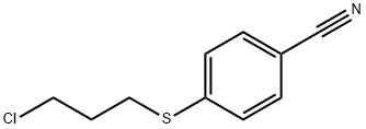 4-[(3-CHLOROPROPYL)THIO]-BENZONITRILE Structure