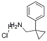 (Phenylcyclopropyl)methylamine Hydrochloride 구조식 이미지