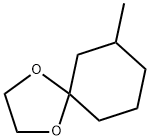 1,4-Dioxaspiro[4.5]decane,  7-methyl- Structure