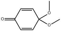 4,4-ДИМЕТОКСИ-2,5-ЦИКЛОГЕКСАДИЕН-1-ОН, 96 структурированное изображение