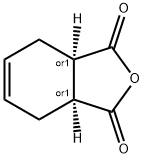 cis-1,2,3,6-Tetrahydrophthalic anhydride 구조식 이미지
